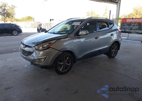 2014 Hyundai Tucson Se from USA, damaged, VIN KM8JUCAG2EU869930